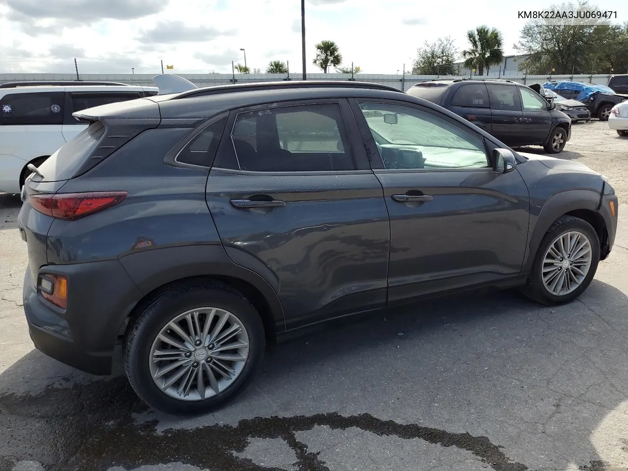 2018 Hyundai Kona Sel VIN: KM8K22AA3JU069471 Lot: 76199474