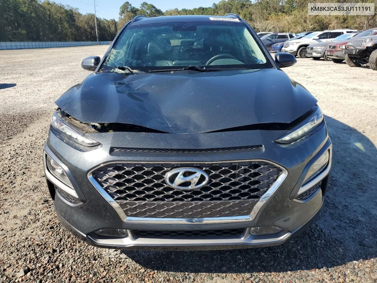 2018 Hyundai Kona Limited VIN: KM8K3CA53JU111191 Lot: 76234444