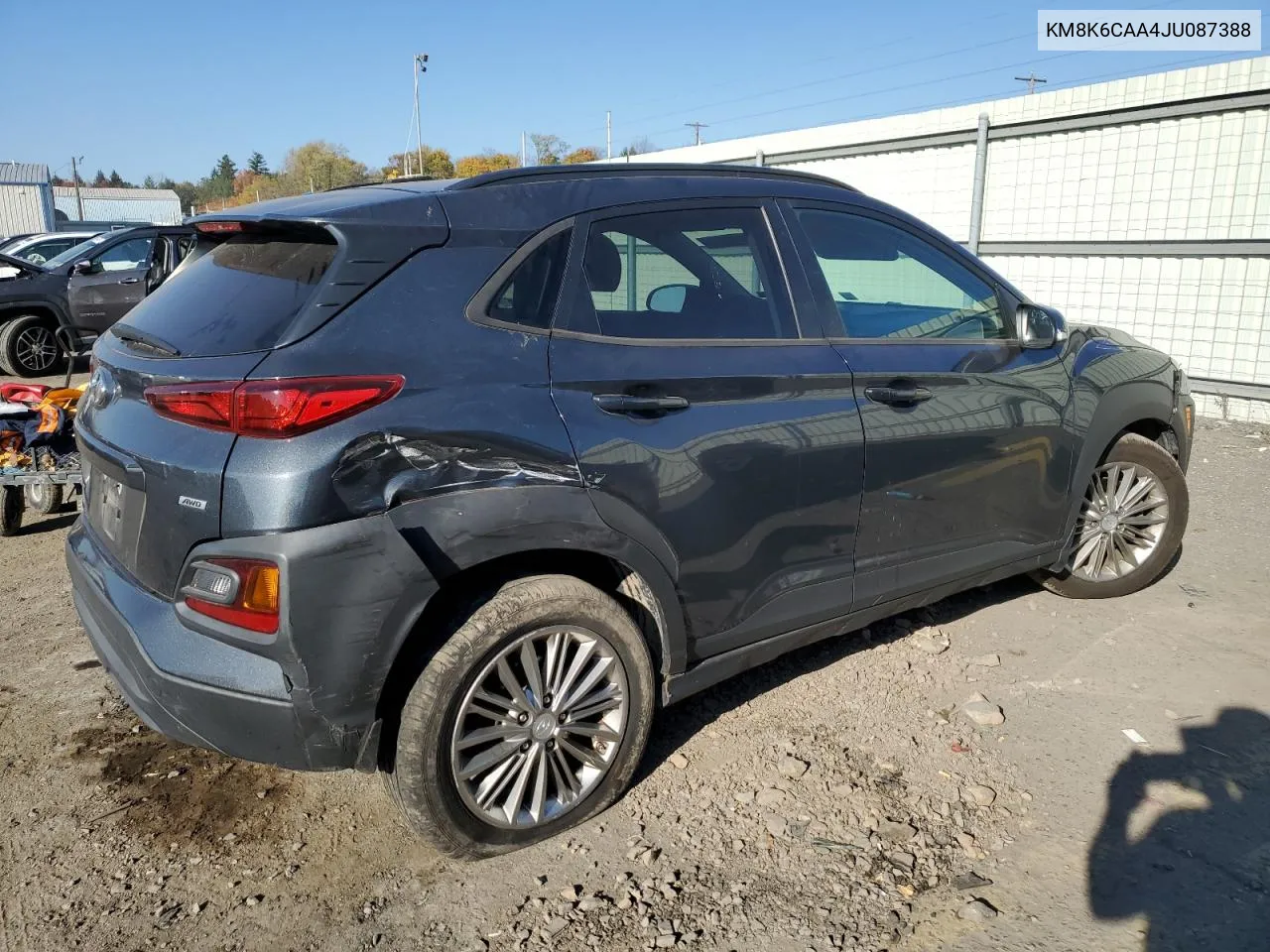 2018 Hyundai Kona Sel VIN: KM8K6CAA4JU087388 Lot: 76792164