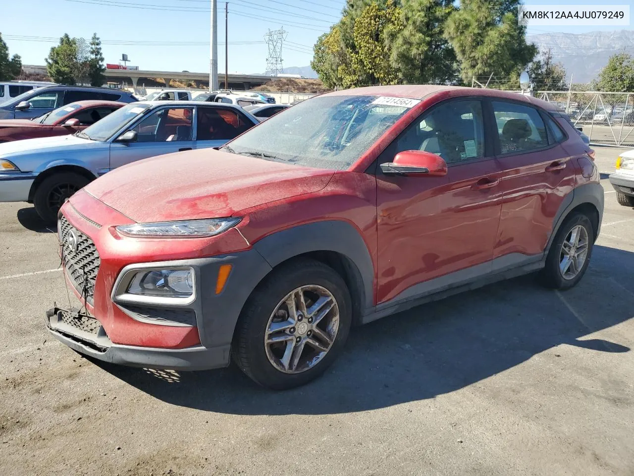 2018 Hyundai Kona Se VIN: KM8K12AA4JU079249 Lot: 77414564