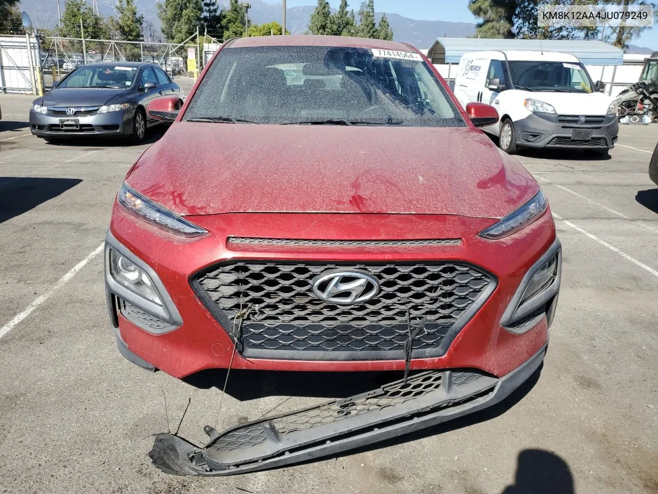 2018 Hyundai Kona Se VIN: KM8K12AA4JU079249 Lot: 77414564