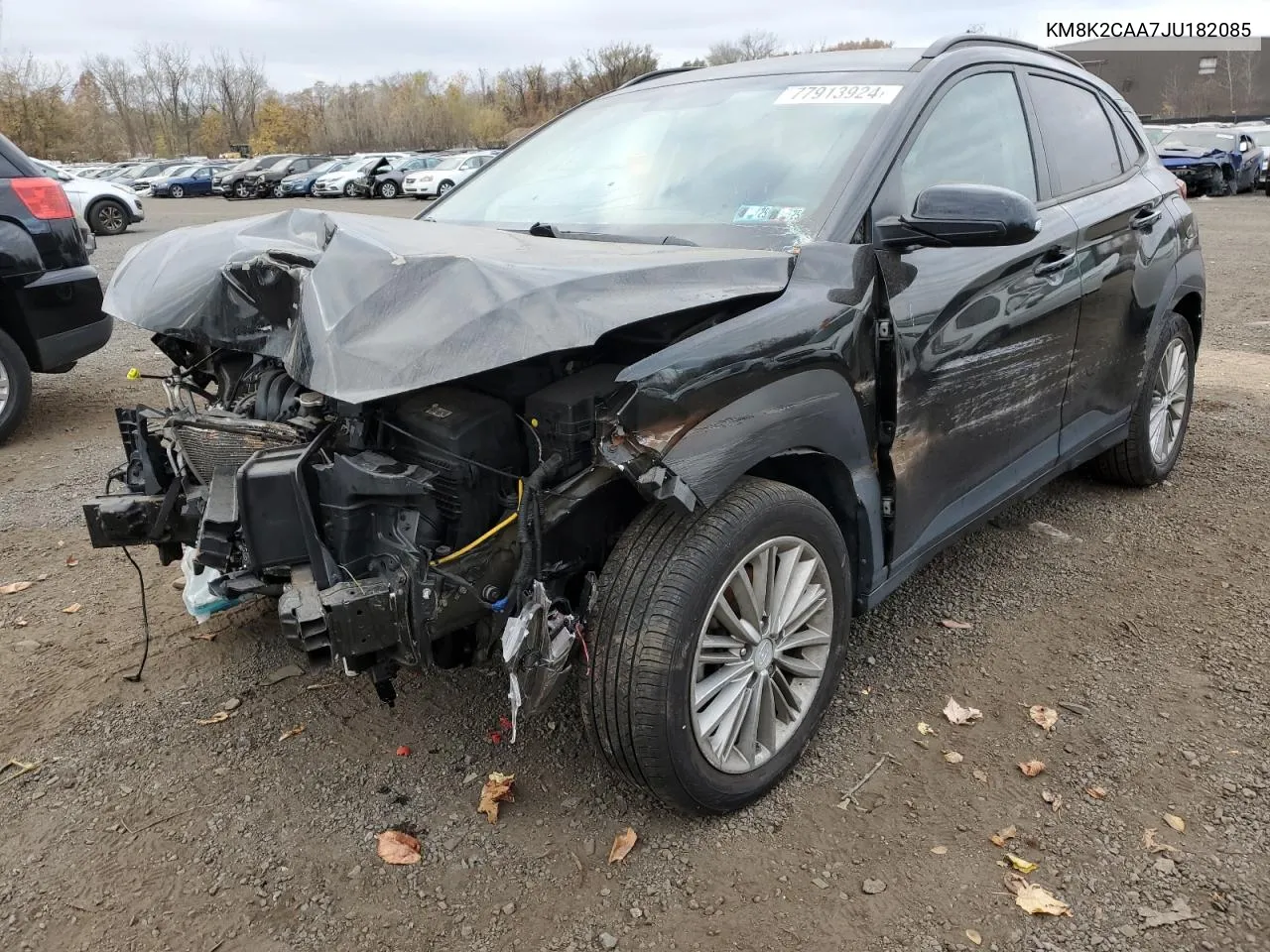 2018 Hyundai Kona Sel VIN: KM8K2CAA7JU182085 Lot: 77913924