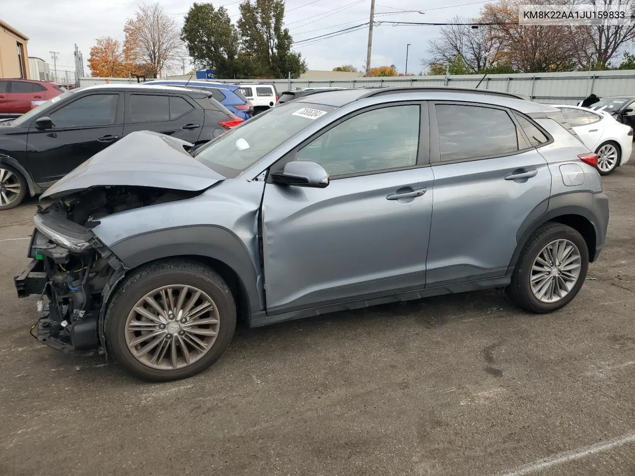 2018 Hyundai Kona Sel VIN: KM8K22AA1JU159833 Lot: 78586384