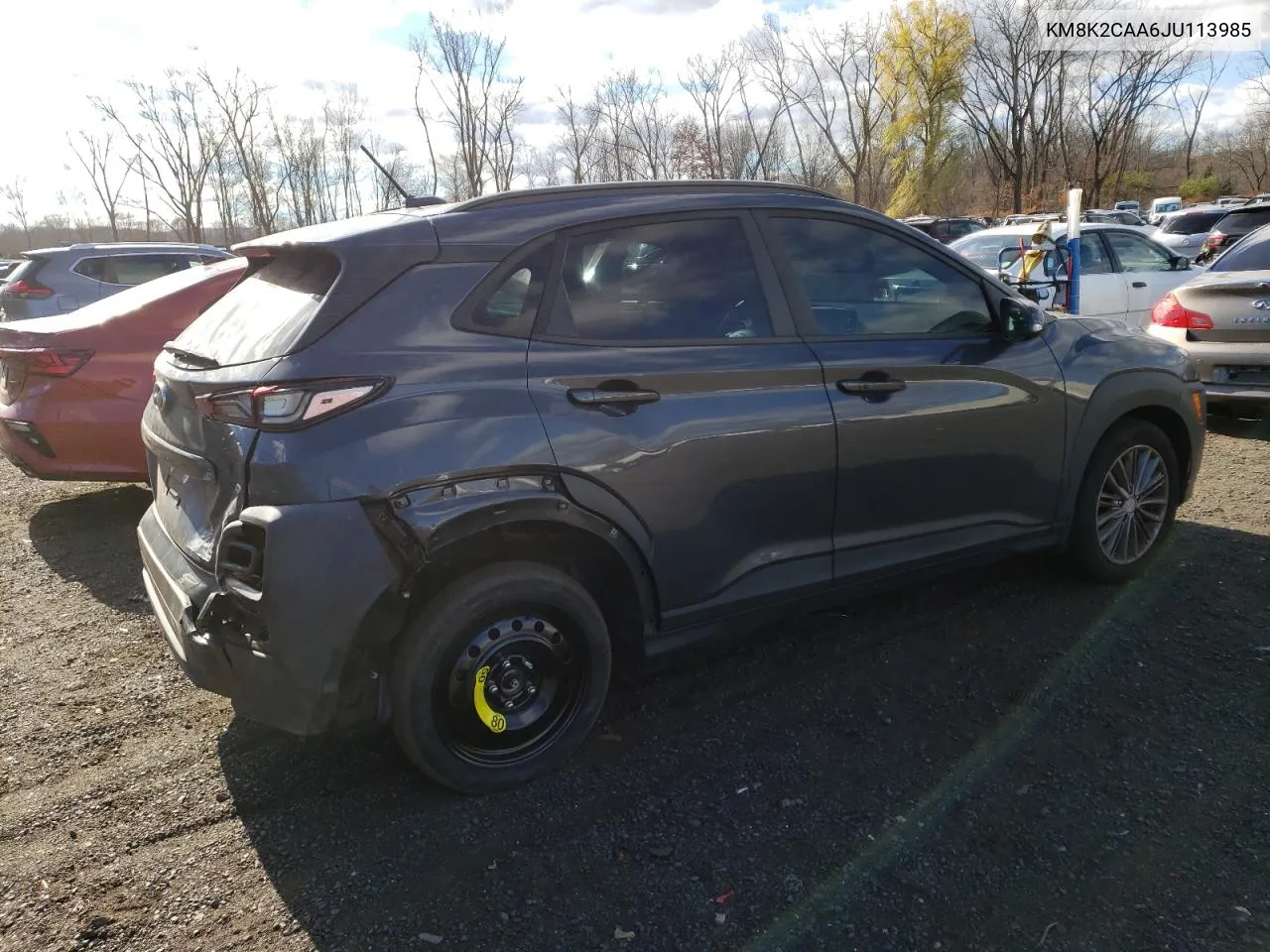 2018 Hyundai Kona Sel VIN: KM8K2CAA6JU113985 Lot: 79721684