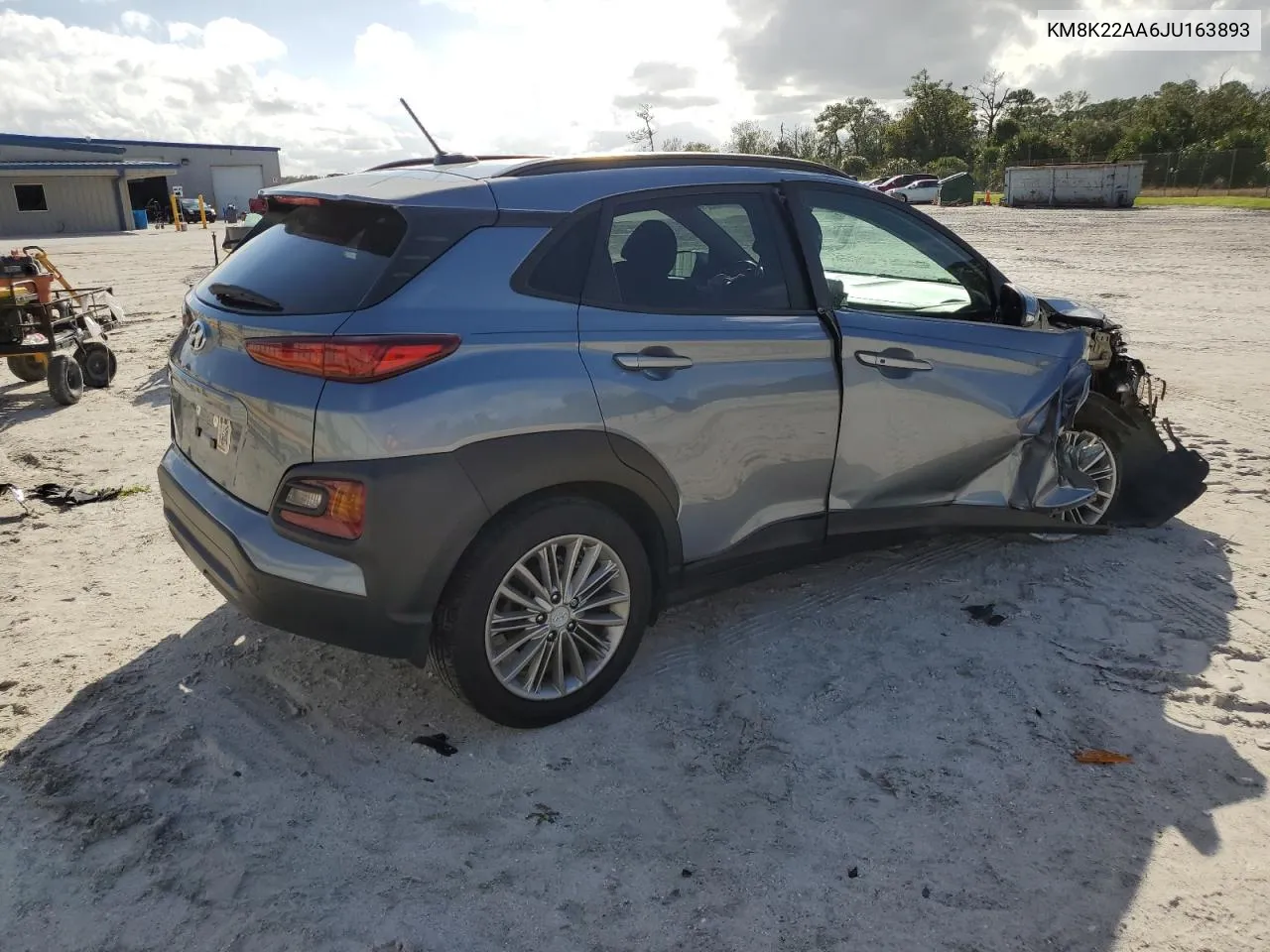 2018 Hyundai Kona Sel VIN: KM8K22AA6JU163893 Lot: 80263124