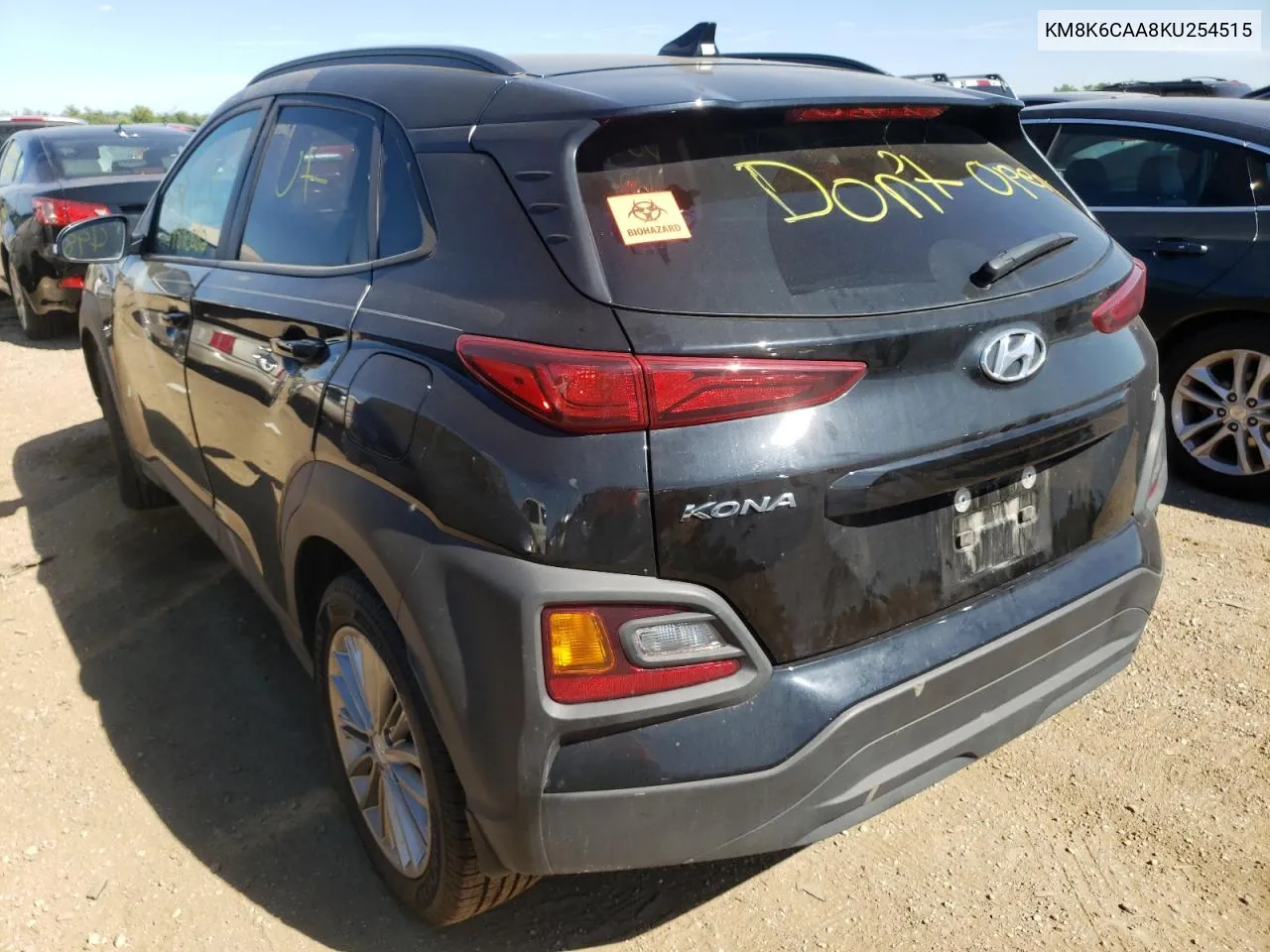 2019 Hyundai Kona Sel VIN: KM8K6CAA8KU254515 Lot: 49890862