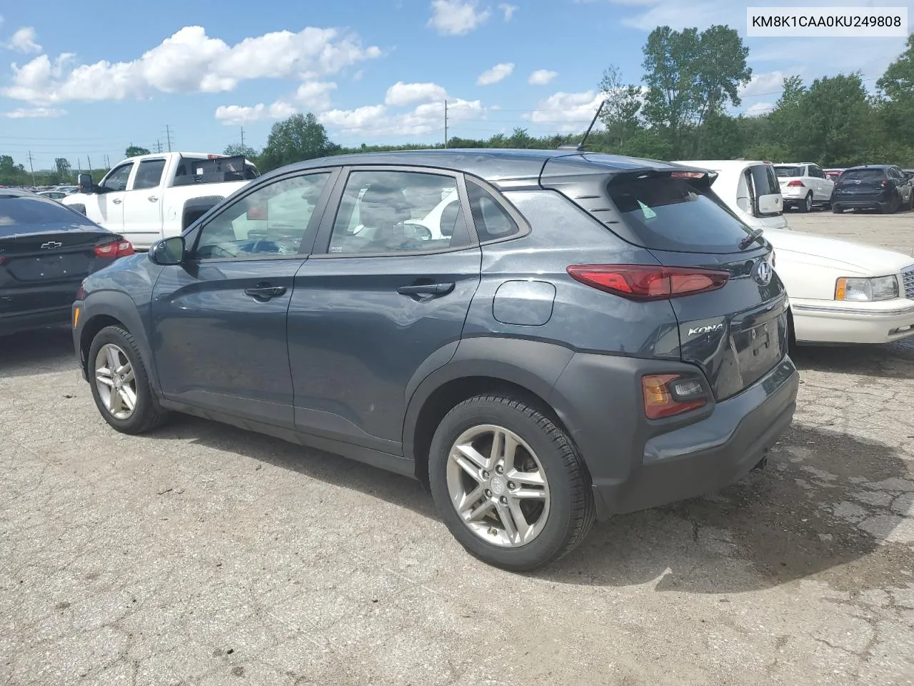 2019 Hyundai Kona Se VIN: KM8K1CAA0KU249808 Lot: 52694754