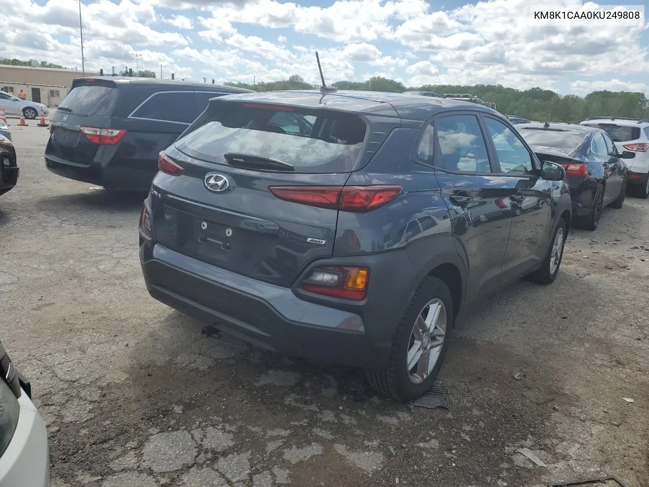 KM8K1CAA0KU249808 2019 Hyundai Kona Se