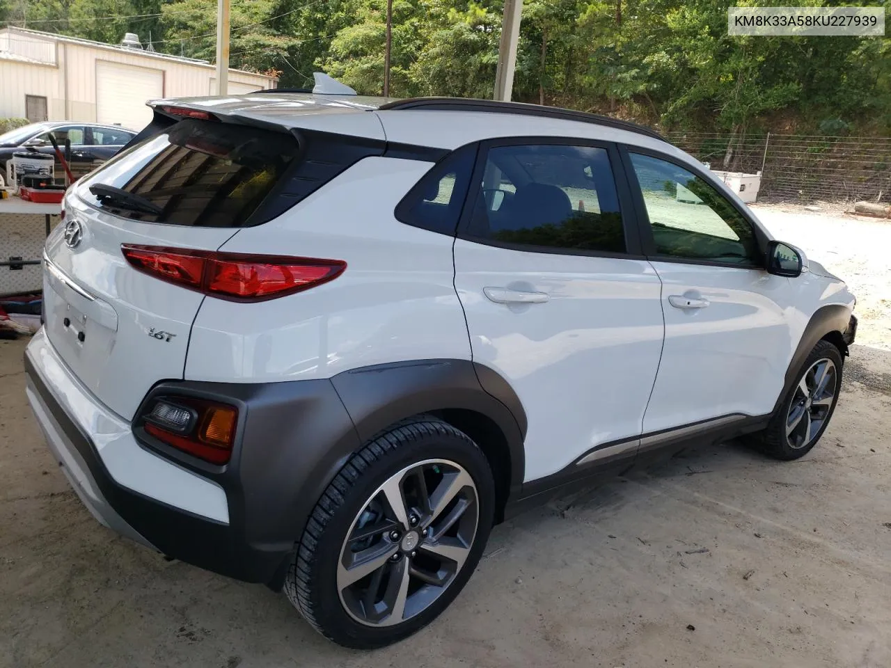 2019 Hyundai Kona Limited VIN: KM8K33A58KU227939 Lot: 60616854