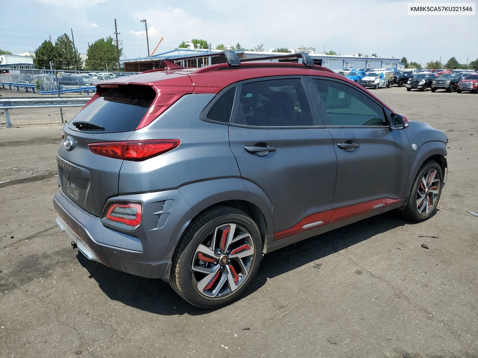 2019 Hyundai Kona Ultimate VIN: KM8K5CA57KU321546 Lot: 63662384