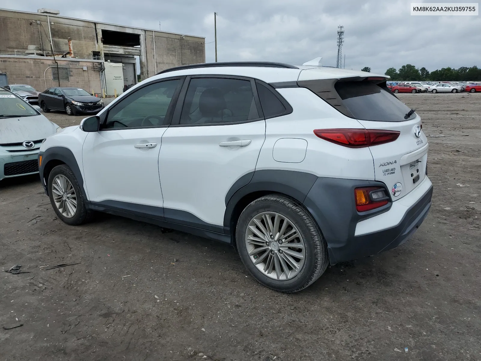 KM8K62AA2KU359755 2019 Hyundai Kona Sel