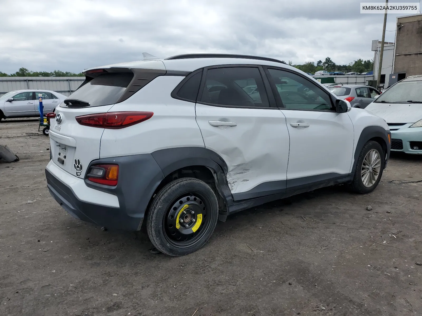 KM8K62AA2KU359755 2019 Hyundai Kona Sel