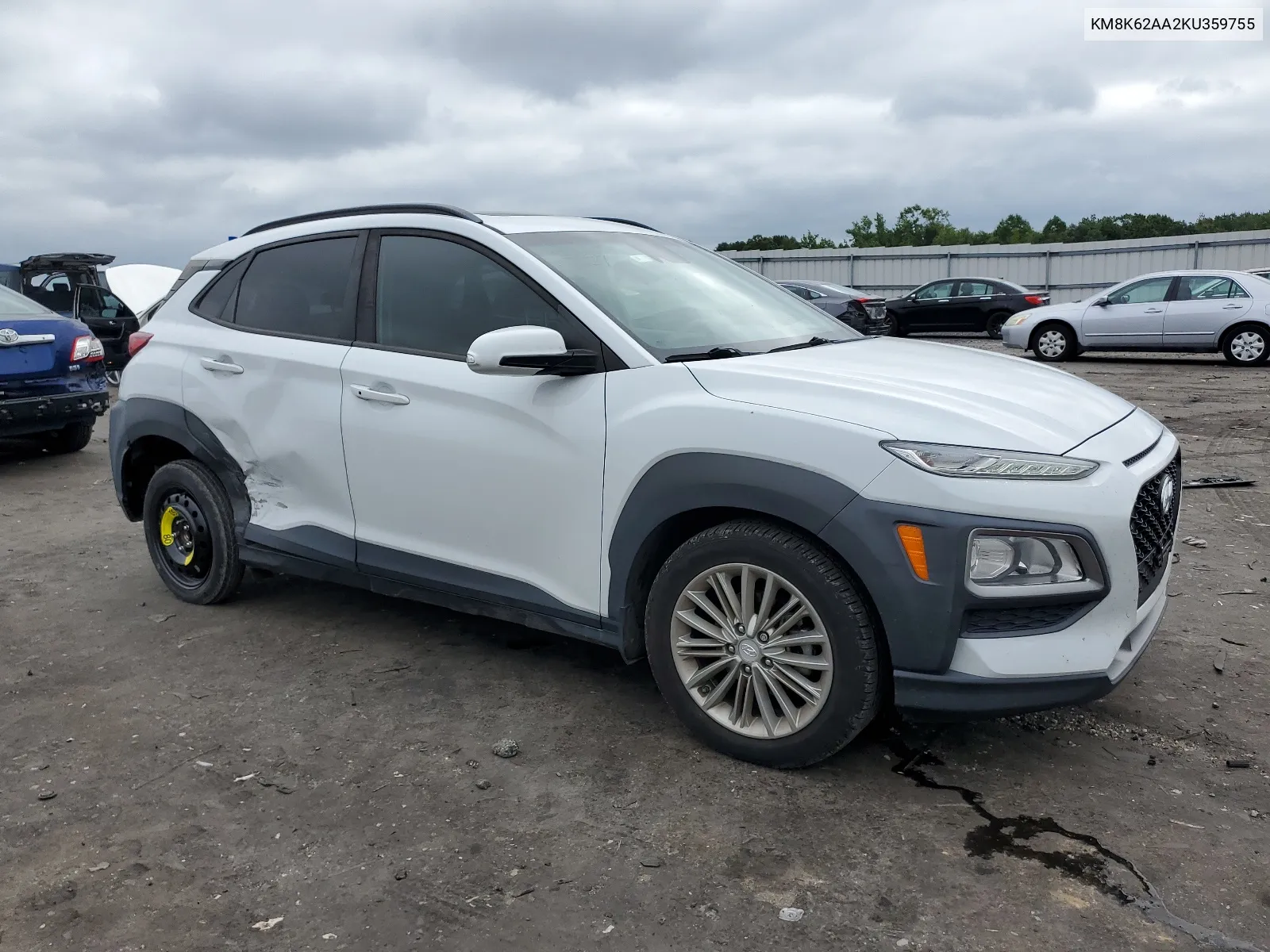 KM8K62AA2KU359755 2019 Hyundai Kona Sel