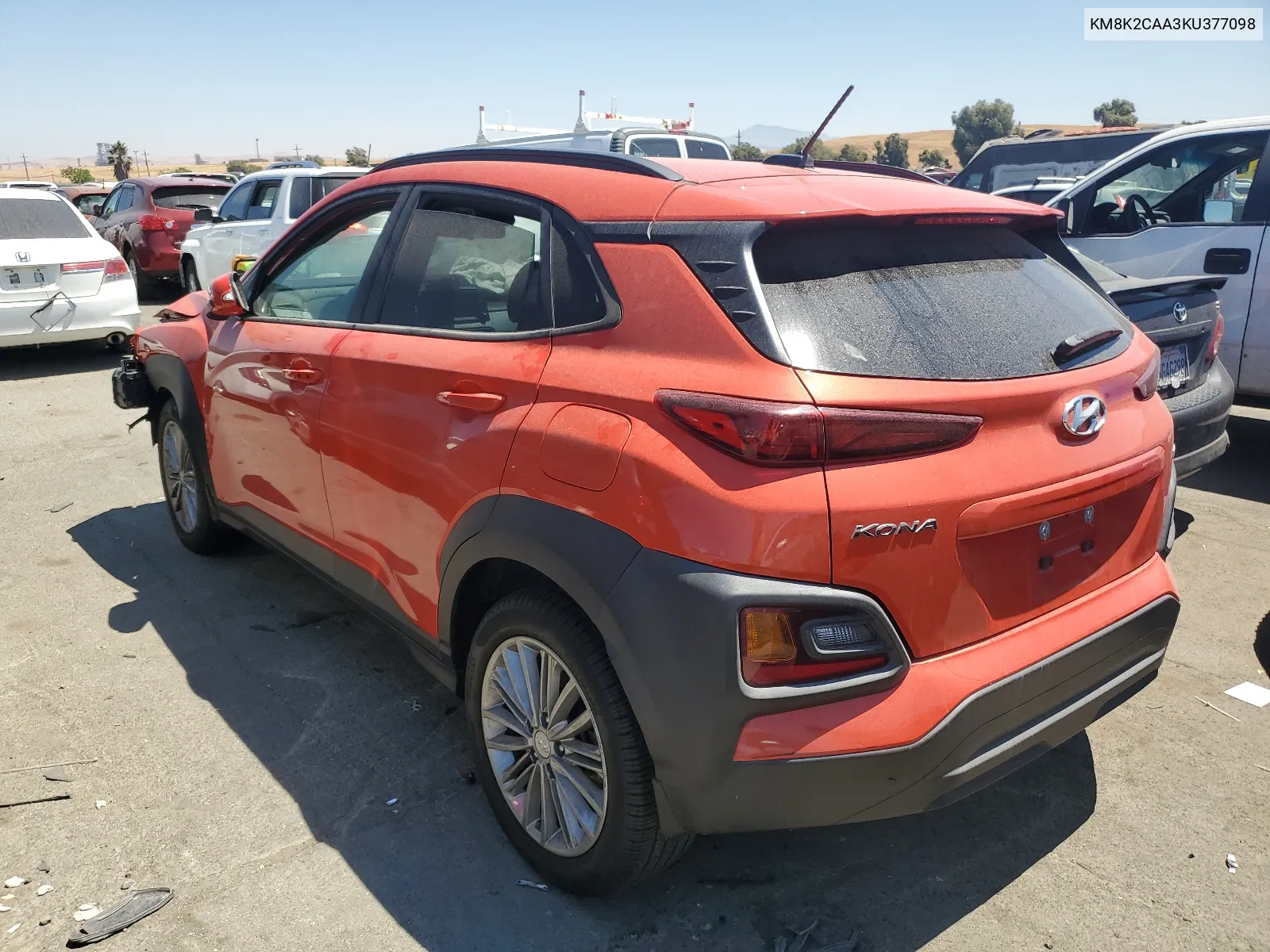 2019 Hyundai Kona Sel VIN: KM8K2CAA3KU377098 Lot: 65816264