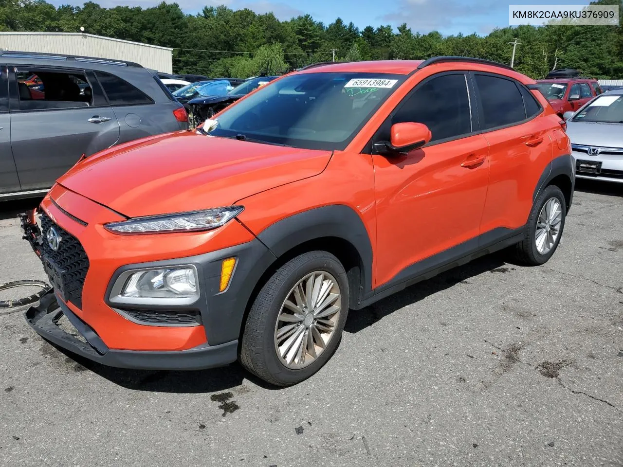 KM8K2CAA9KU376909 2019 Hyundai Kona Sel