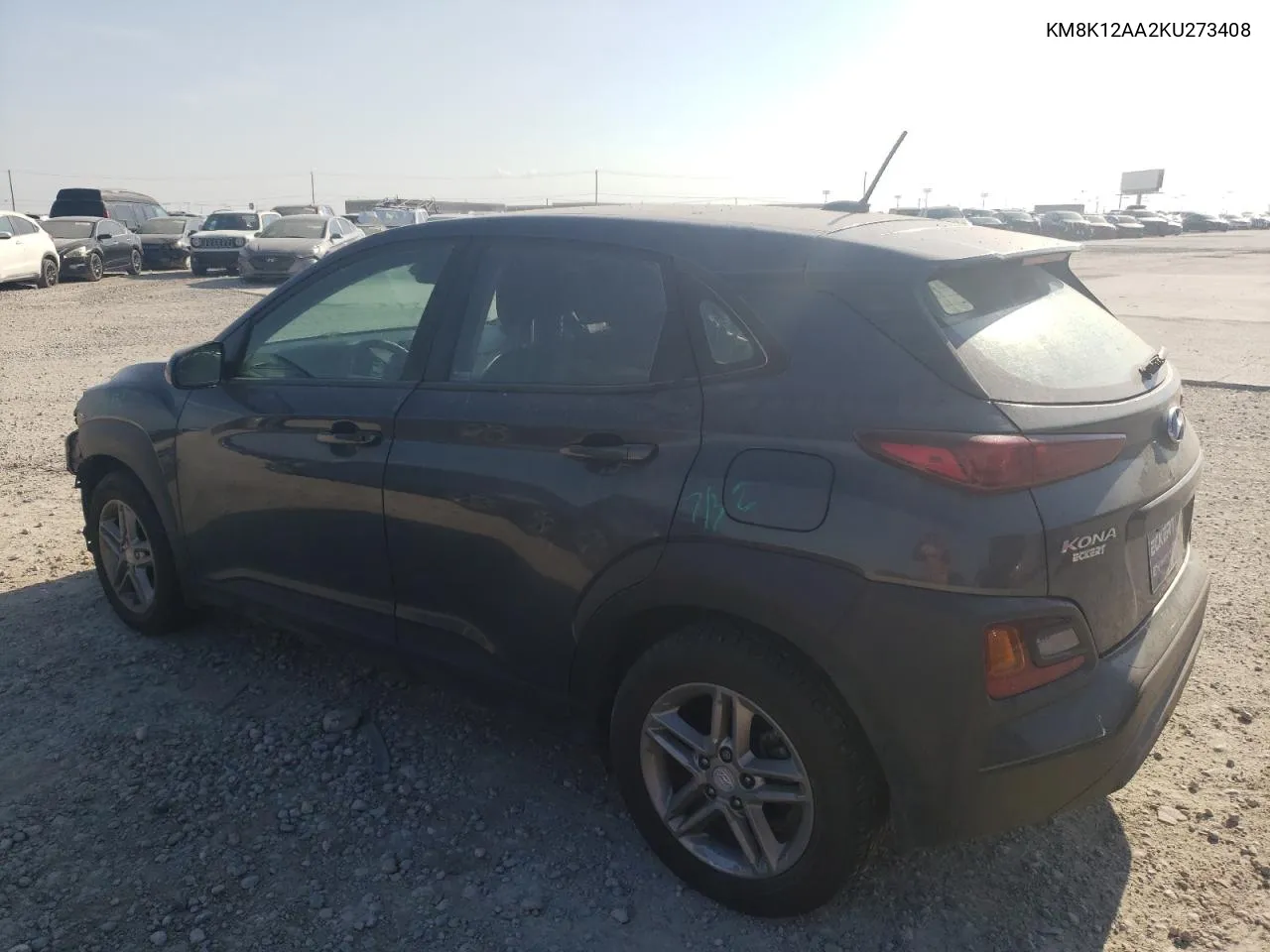 2019 Hyundai Kona Se VIN: KM8K12AA2KU273408 Lot: 66873534