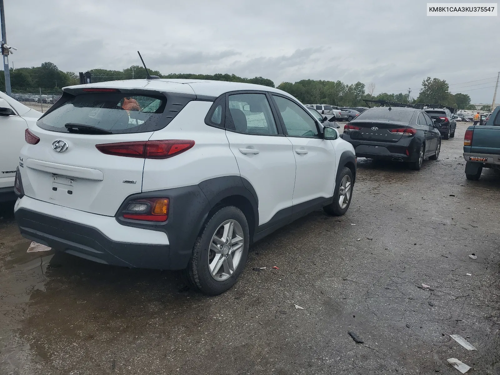 2019 Hyundai Kona Se VIN: KM8K1CAA3KU375547 Lot: 67199504