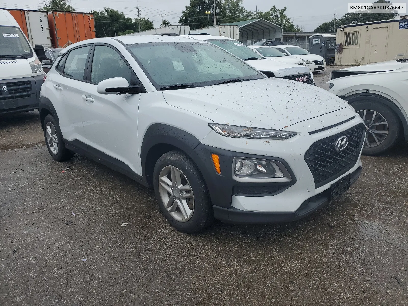 2019 Hyundai Kona Se VIN: KM8K1CAA3KU375547 Lot: 67199504