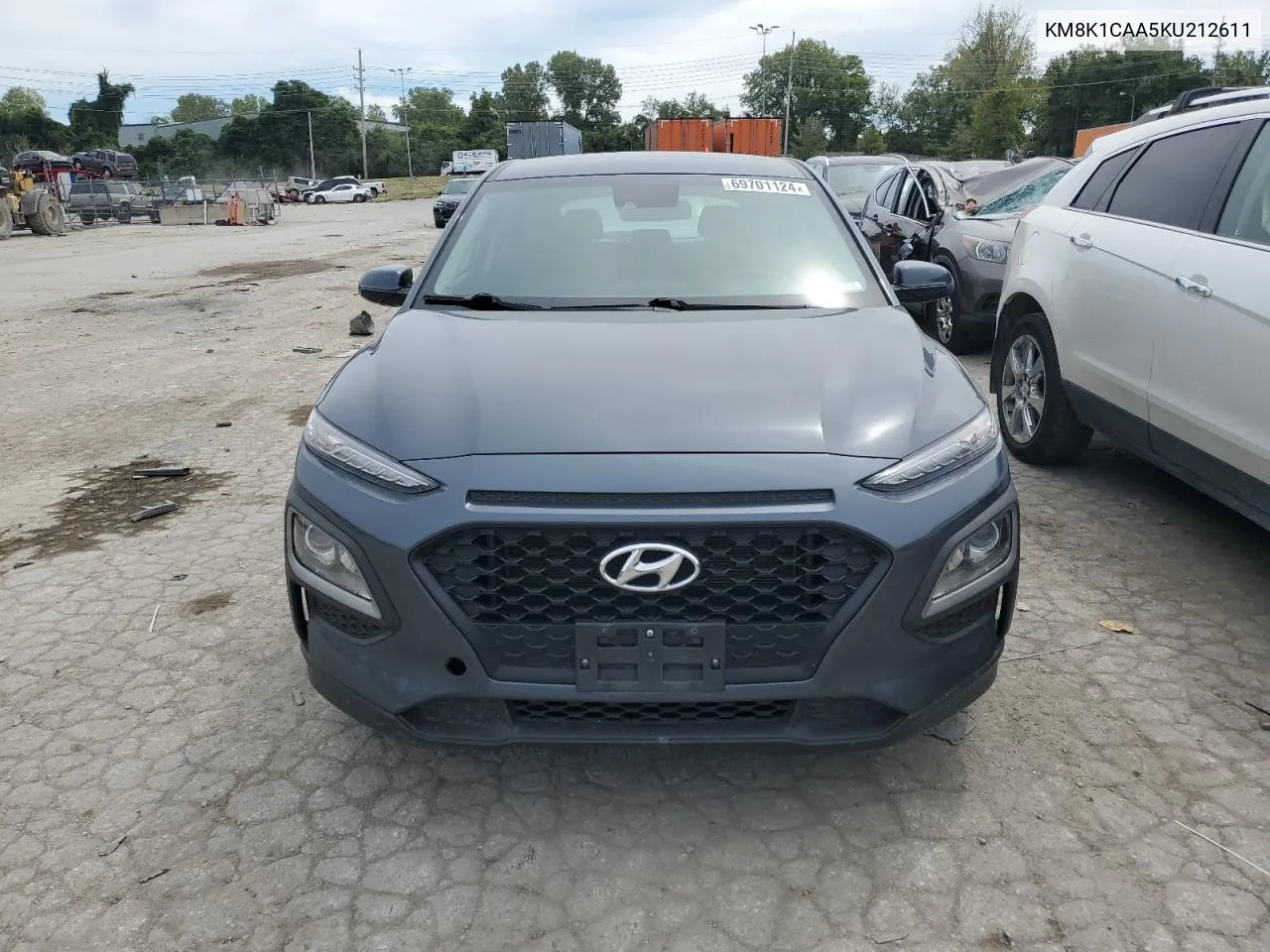 2019 Hyundai Kona Se VIN: KM8K1CAA5KU212611 Lot: 69701124