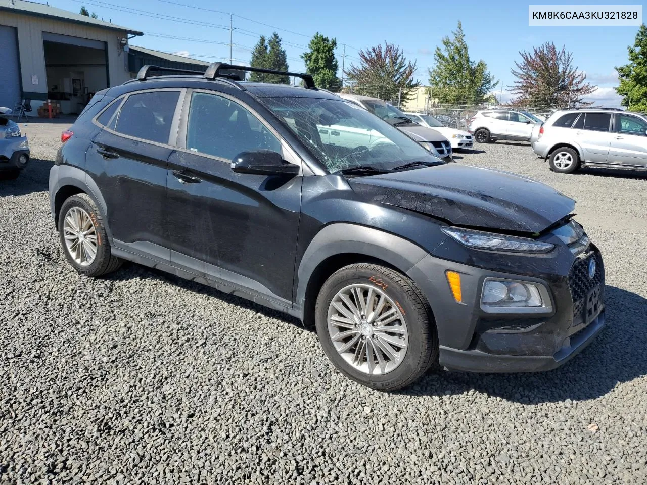 KM8K6CAA3KU321828 2019 Hyundai Kona Sel