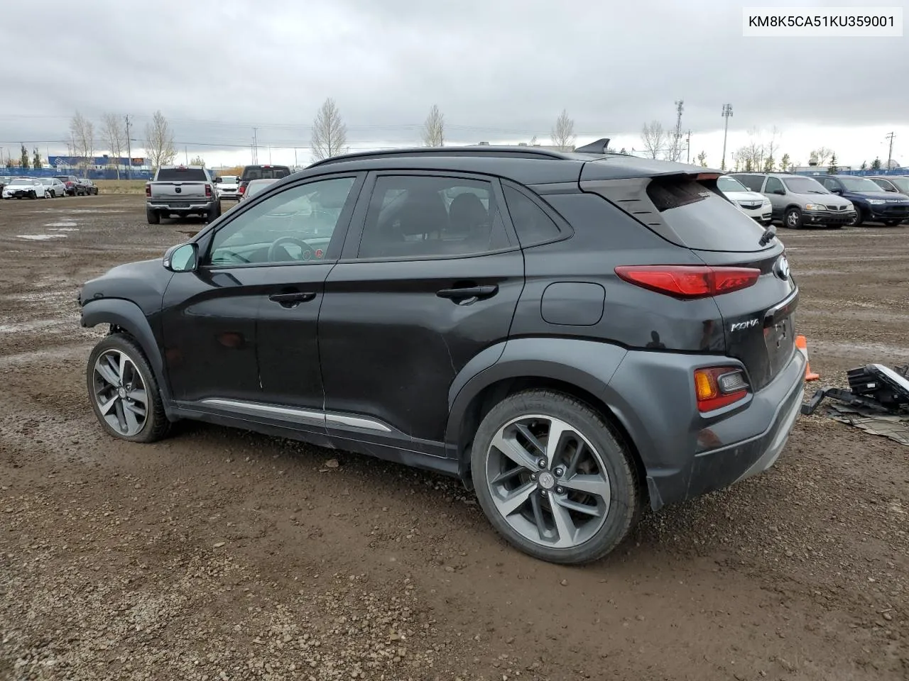 2019 Hyundai Kona Ultimate VIN: KM8K5CA51KU359001 Lot: 70067753