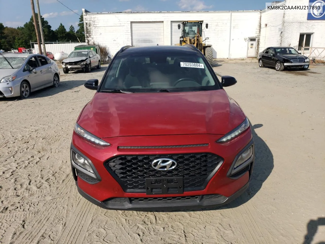 2019 Hyundai Kona Sel VIN: KM8K2CAA4KU217893 Lot: 70203884