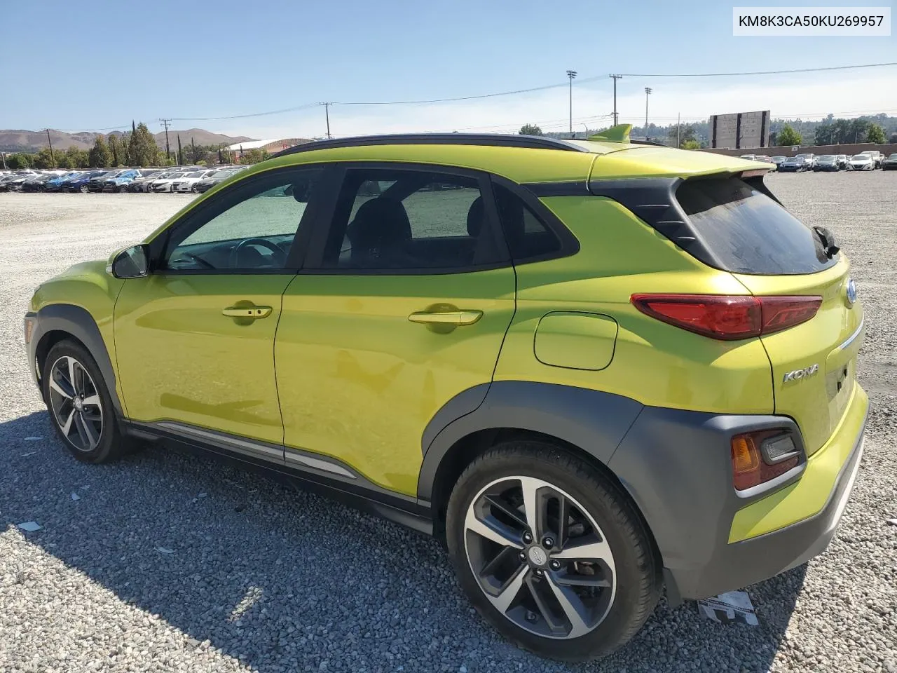 2019 Hyundai Kona Limited VIN: KM8K3CA50KU269957 Lot: 71005004