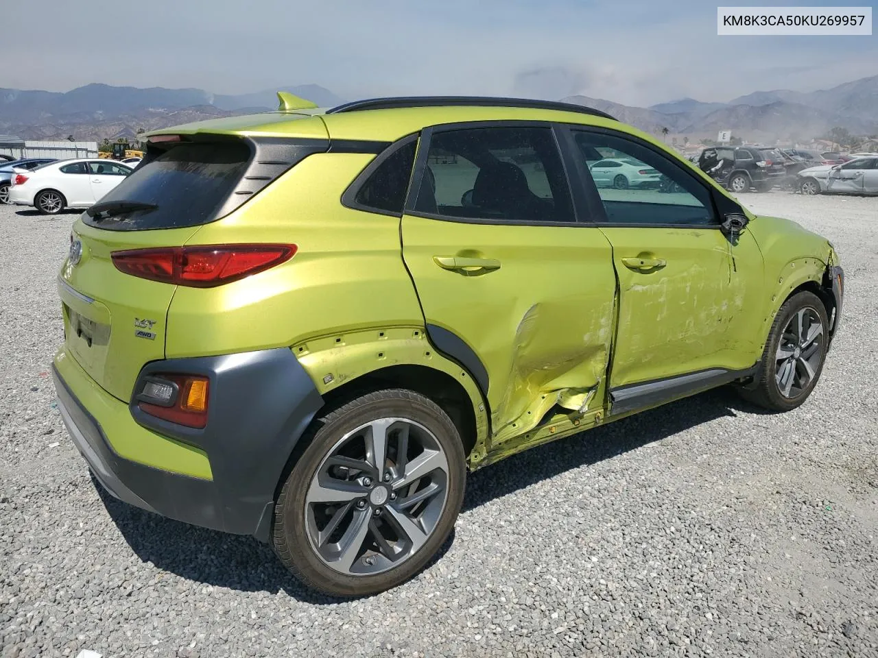 2019 Hyundai Kona Limited VIN: KM8K3CA50KU269957 Lot: 71005004