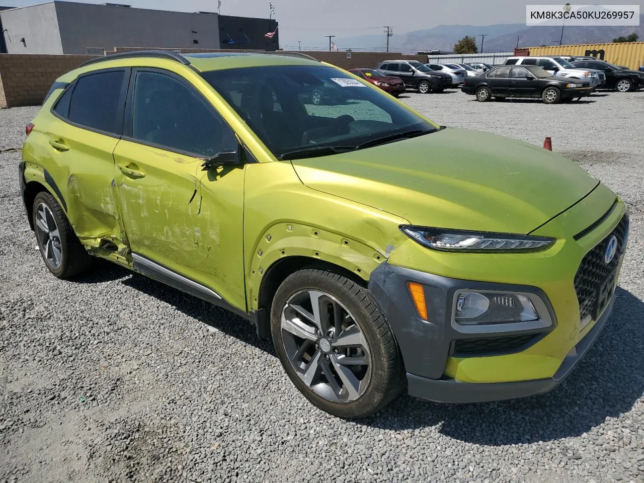 2019 Hyundai Kona Limited VIN: KM8K3CA50KU269957 Lot: 71005004