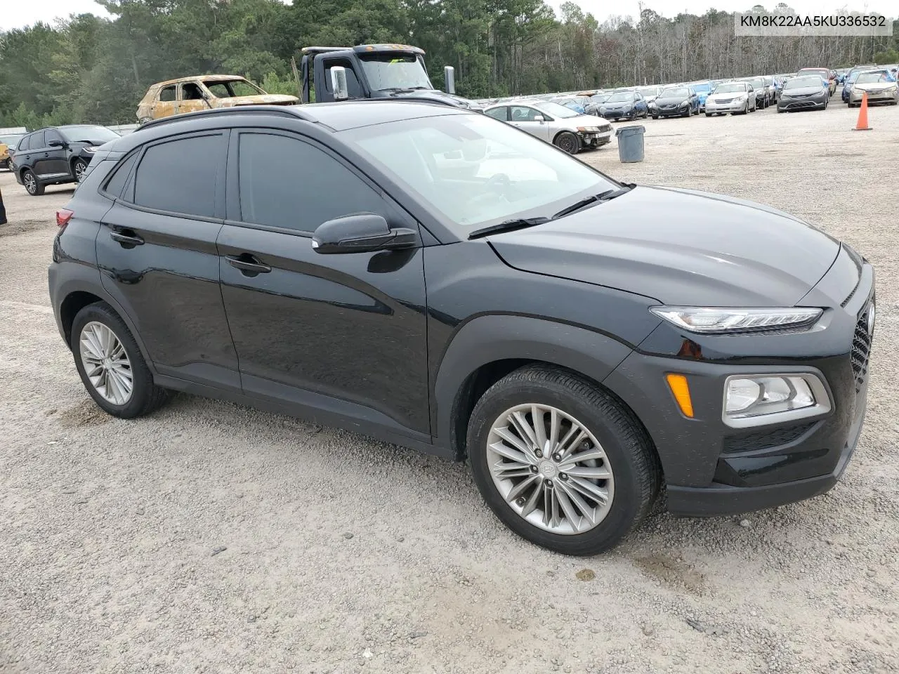 2019 Hyundai Kona Sel VIN: KM8K22AA5KU336532 Lot: 71025584