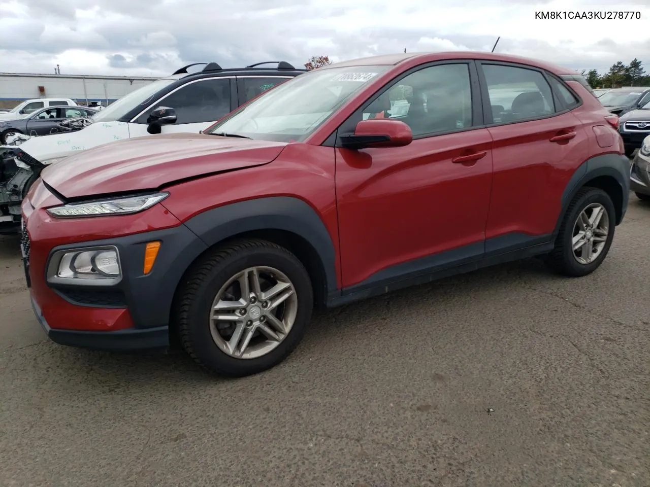 2019 Hyundai Kona Se VIN: KM8K1CAA3KU278770 Lot: 71862674