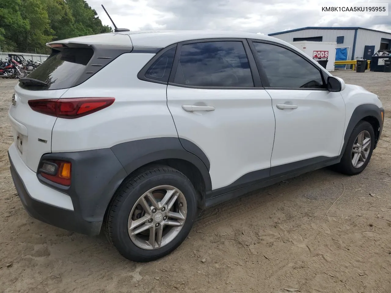 2019 Hyundai Kona Se VIN: KM8K1CAA5KU195955 Lot: 71933564