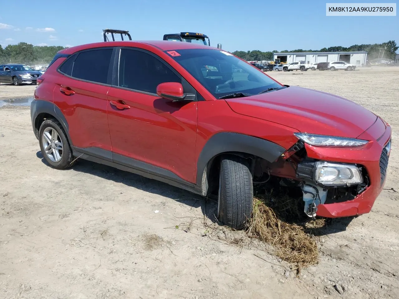 2019 Hyundai Kona Se VIN: KM8K12AA9KU275950 Lot: 71940284