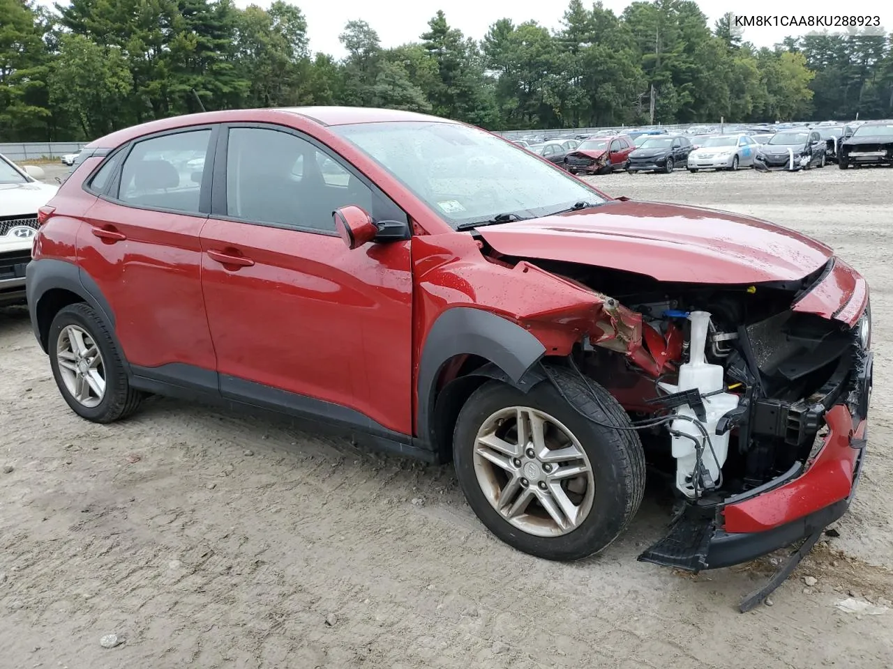 2019 Hyundai Kona Se VIN: KM8K1CAA8KU288923 Lot: 72239134