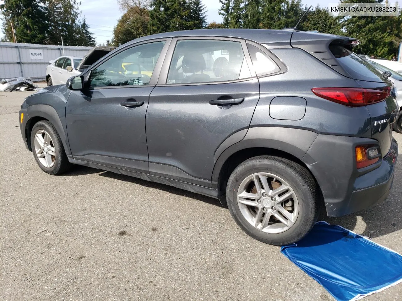 2019 Hyundai Kona Se VIN: KM8K1CAA0KU288253 Lot: 72280254