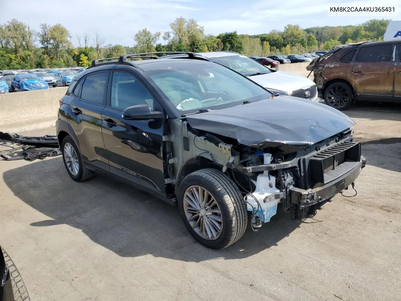 KM8K2CAA4KU365431 2019 Hyundai Kona Sel