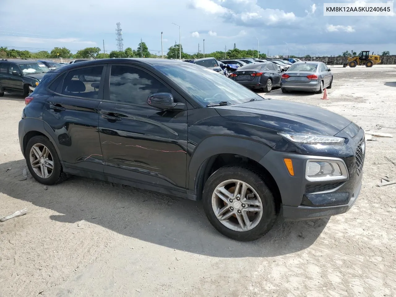 2019 Hyundai Kona Se VIN: KM8K12AA5KU240645 Lot: 72412554