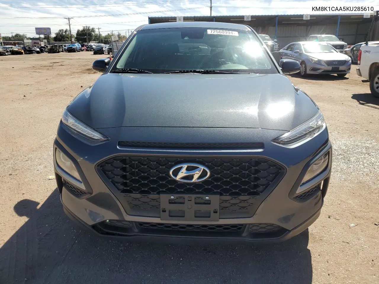 2019 Hyundai Kona Se VIN: KM8K1CAA5KU285610 Lot: 72560994