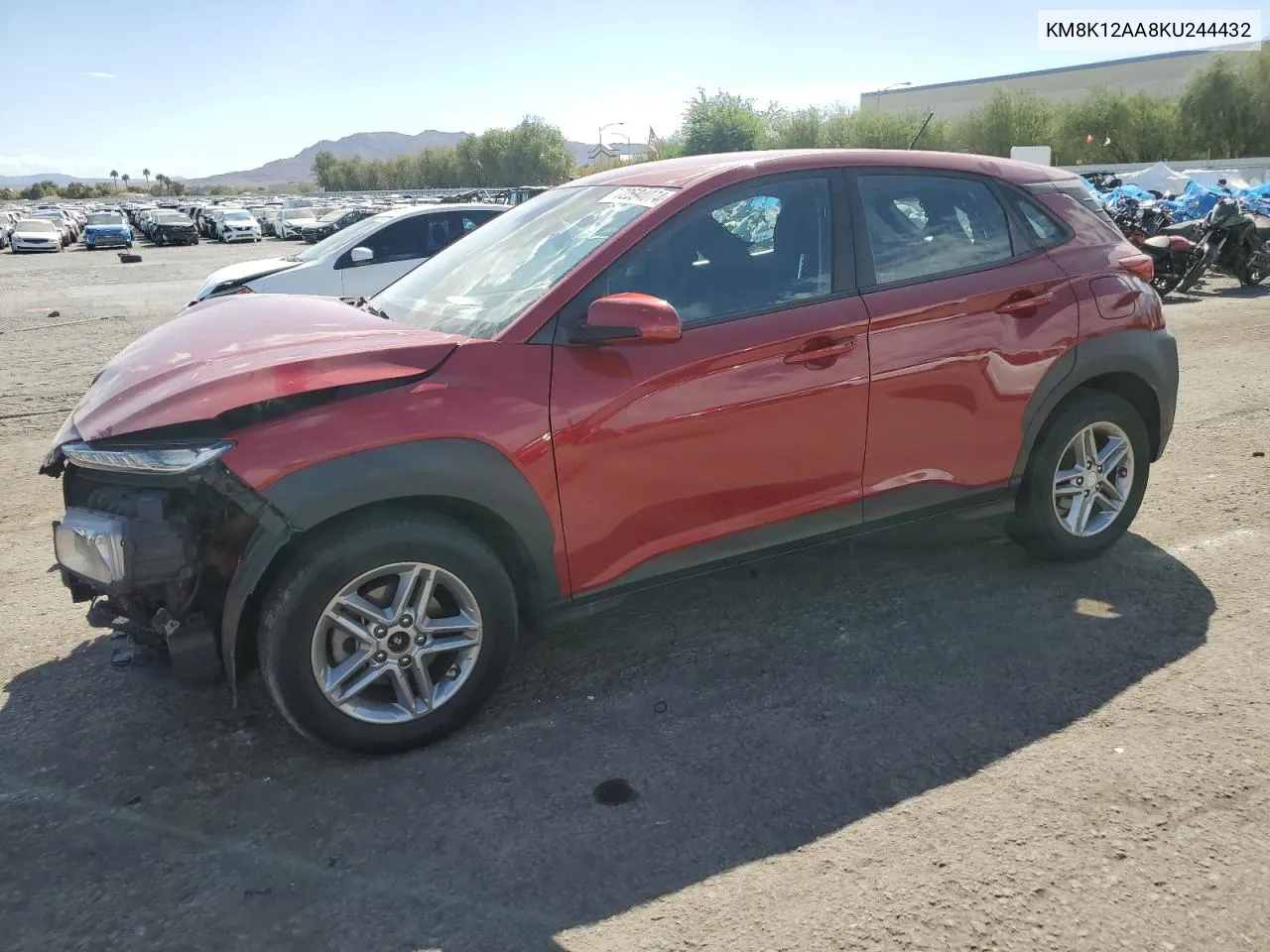 2019 Hyundai Kona Se VIN: KM8K12AA8KU244432 Lot: 72594074