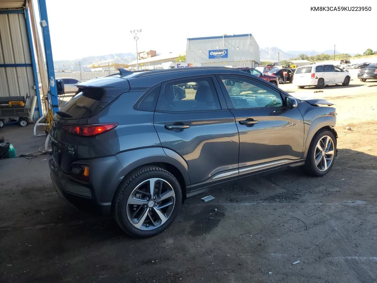 2019 Hyundai Kona Limited VIN: KM8K3CA59KU223950 Lot: 72755464