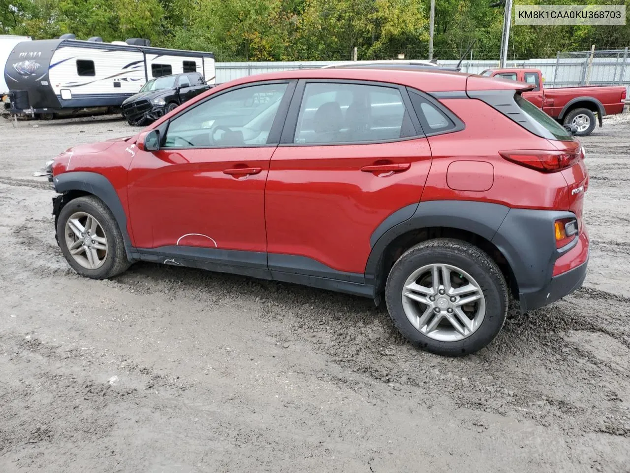 2019 Hyundai Kona Se VIN: KM8K1CAA0KU368703 Lot: 73304984