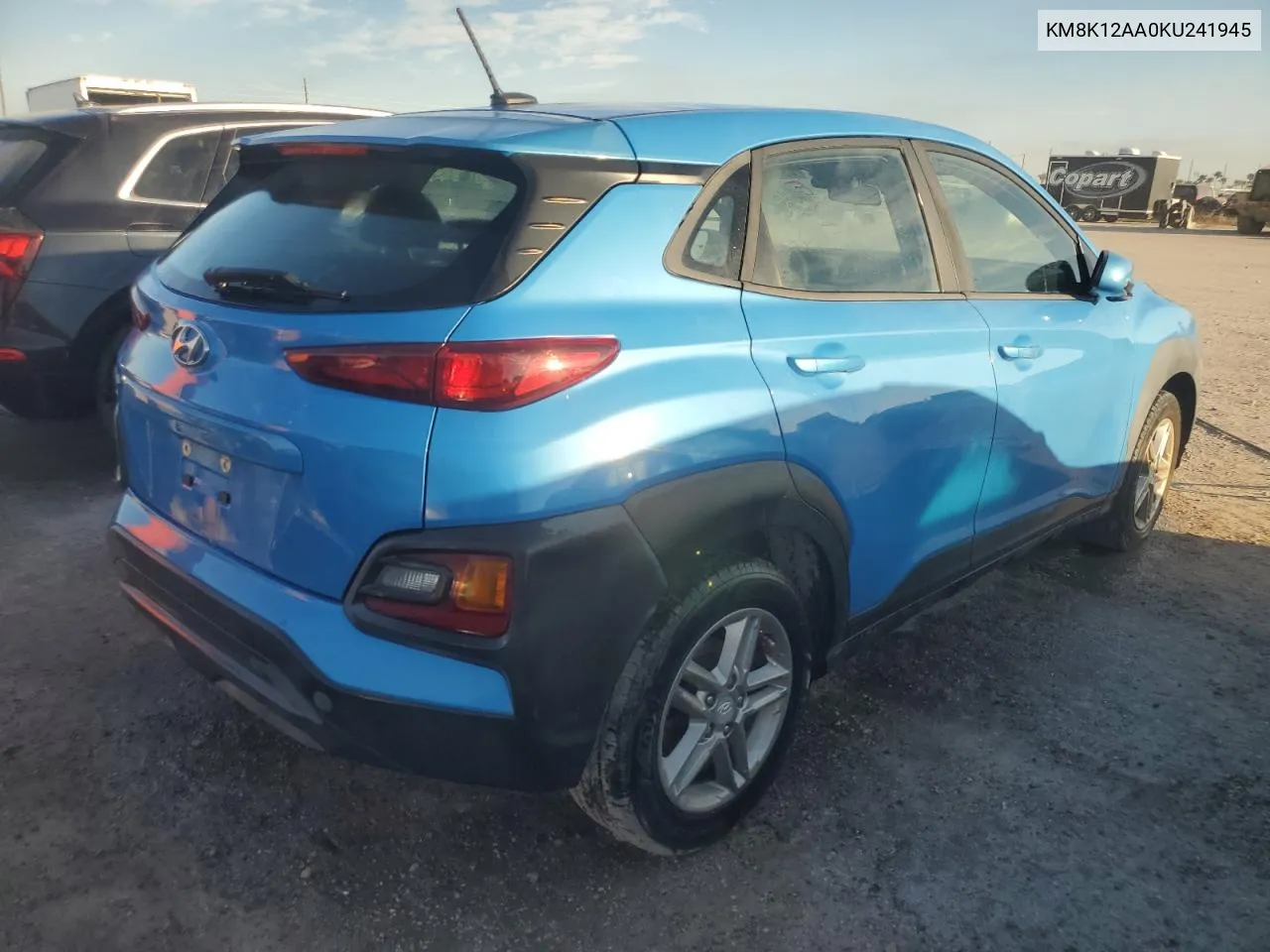 2019 Hyundai Kona Se VIN: KM8K12AA0KU241945 Lot: 73829084