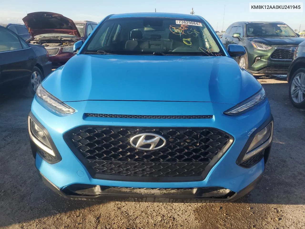 2019 Hyundai Kona Se VIN: KM8K12AA0KU241945 Lot: 73829084