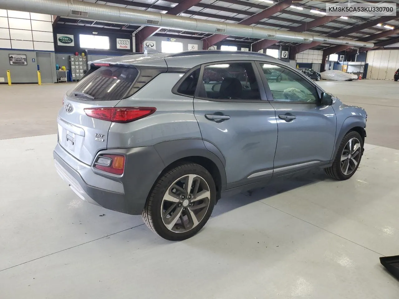 2019 Hyundai Kona Ultimate VIN: KM8K5CA53KU330700 Lot: 74040234