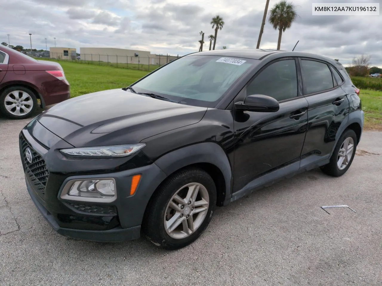 2019 Hyundai Kona Se VIN: KM8K12AA7KU196132 Lot: 74077034