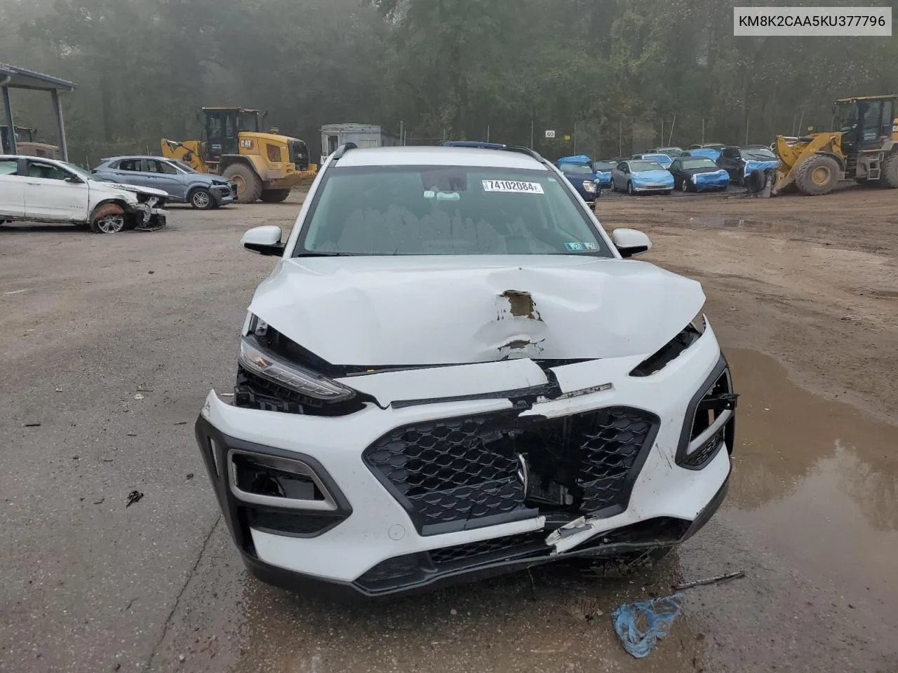 2019 Hyundai Kona Sel VIN: KM8K2CAA5KU377796 Lot: 74102084