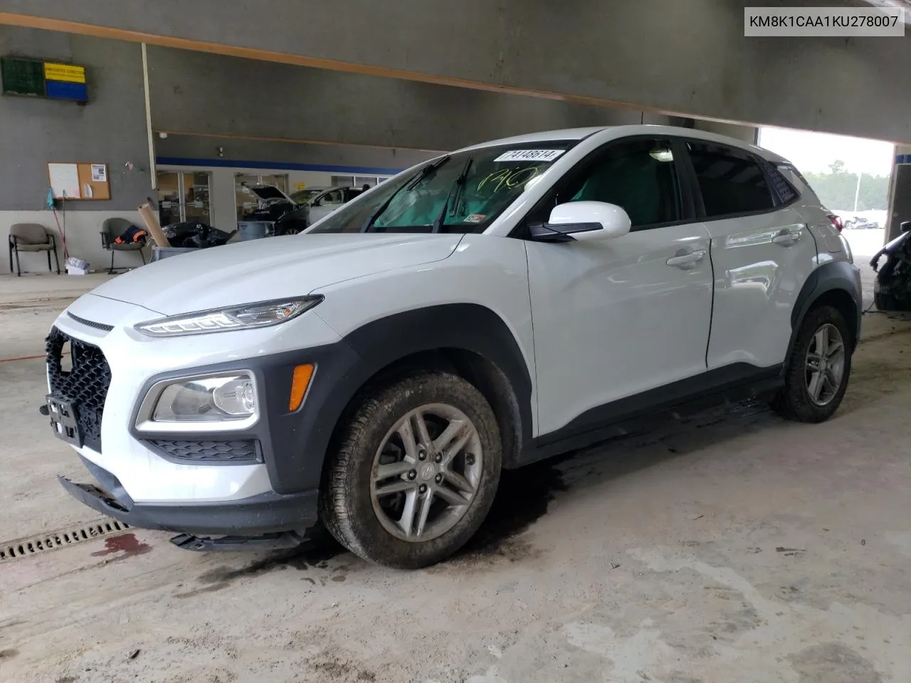 2019 Hyundai Kona Se VIN: KM8K1CAA1KU278007 Lot: 74148614