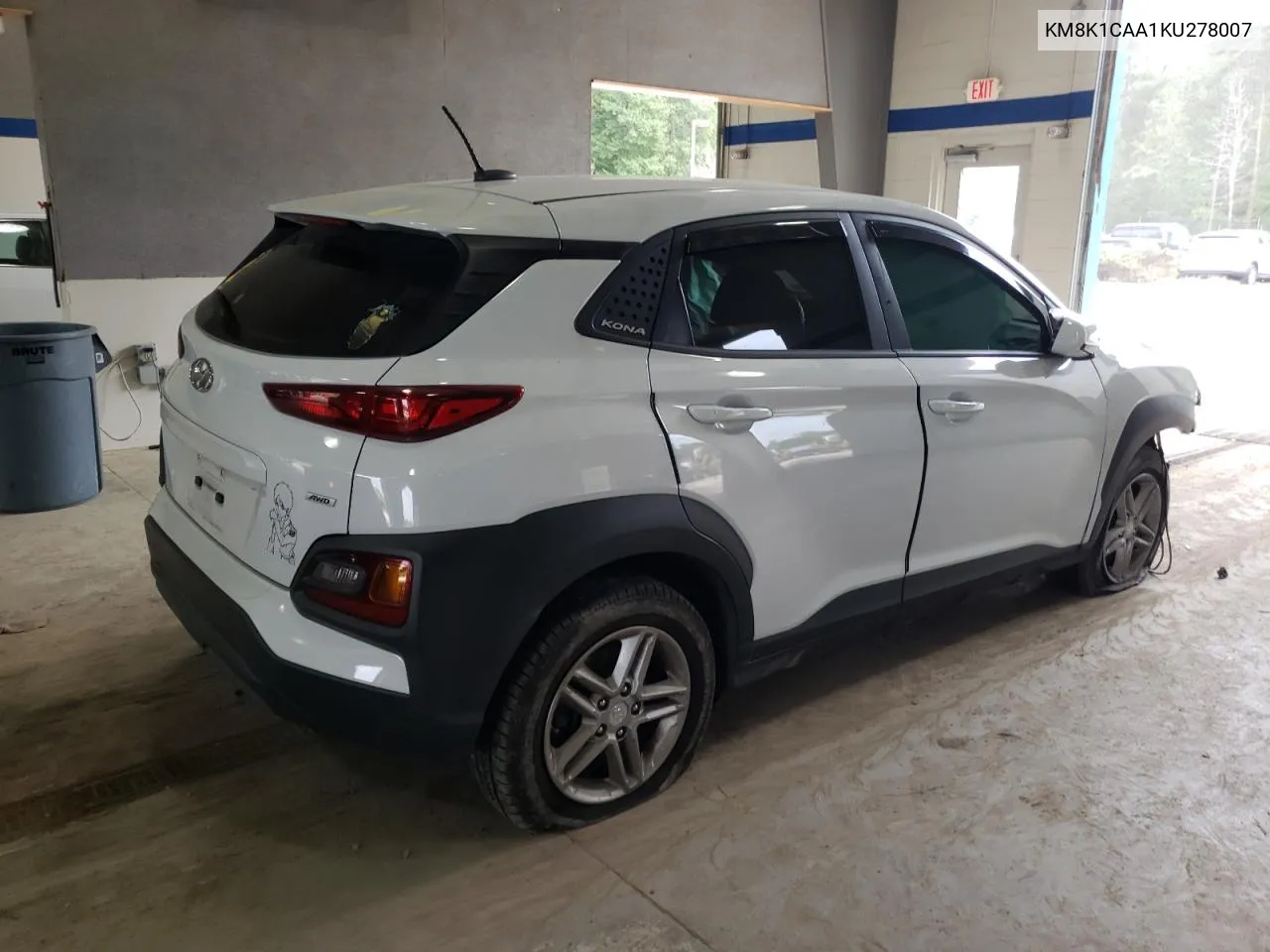 2019 Hyundai Kona Se VIN: KM8K1CAA1KU278007 Lot: 74148614