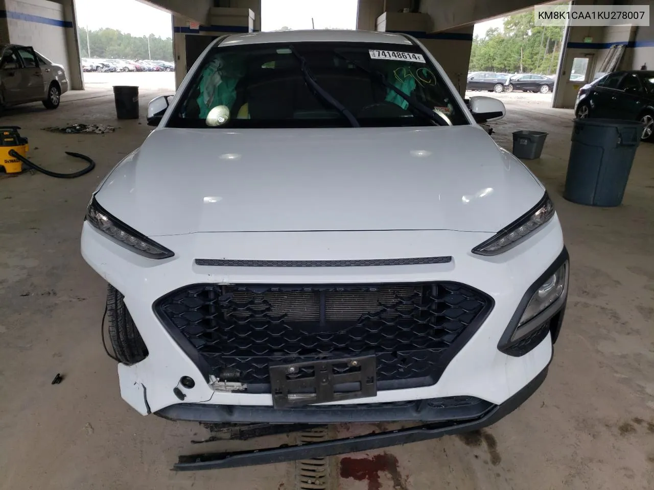 2019 Hyundai Kona Se VIN: KM8K1CAA1KU278007 Lot: 74148614