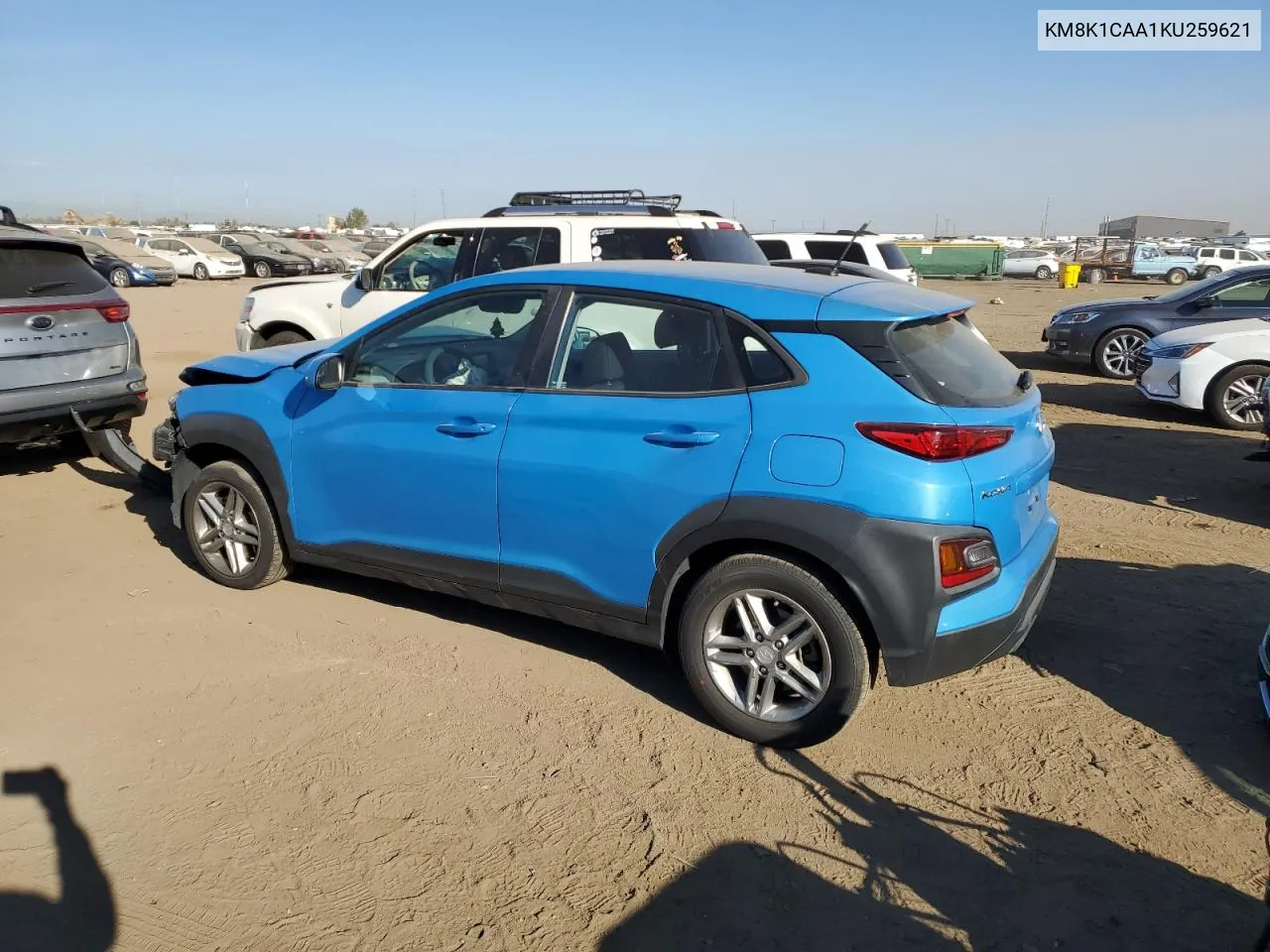 2019 Hyundai Kona Se VIN: KM8K1CAA1KU259621 Lot: 74949604